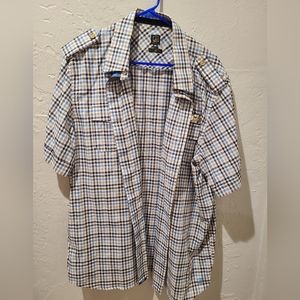CAVI button up short sleeve. XL.